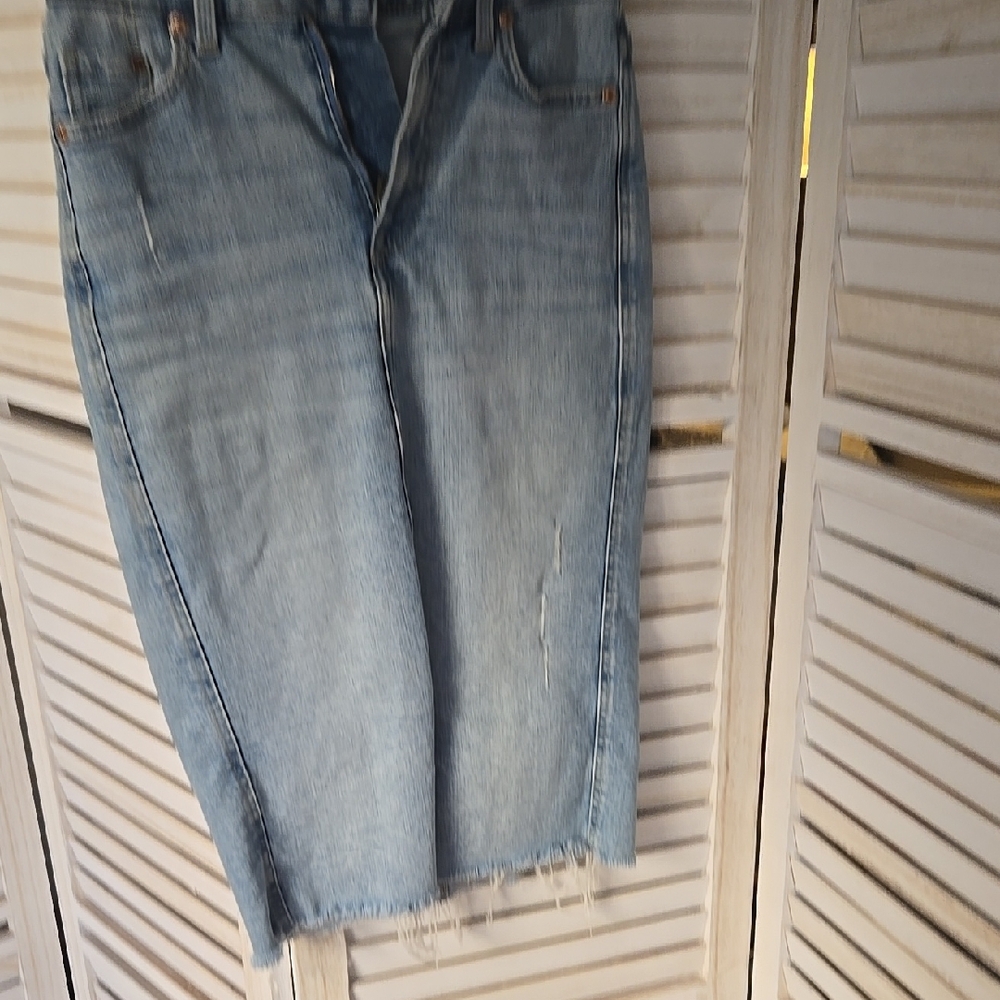 Levi's Light Wash Denim Skirt